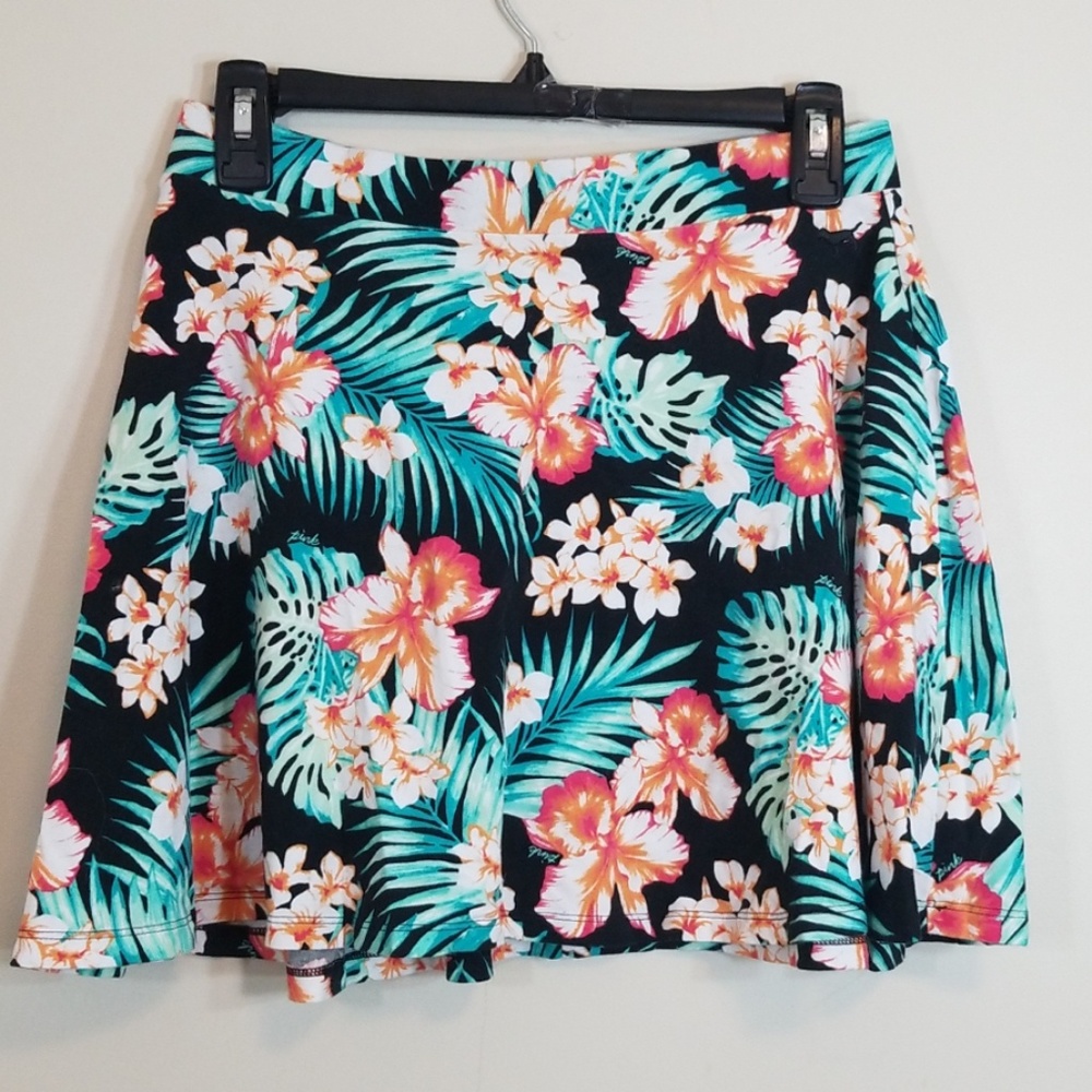 Pink Victoria Secret Floral Mini Skirt